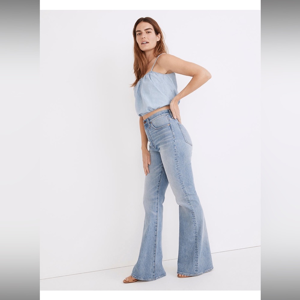 Madewell The Perfect Vintage Flare Jean in Delavan Wash